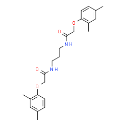 ChemSpider 2D Image | N,N'-1,3-Propanediylbis[2-(2,4-dimethylphenoxy)acetamide] | C23H30N2O4