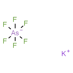ChemSpider 2D Image | hexaflurate | AsF6K