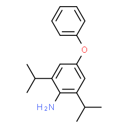 ChemSpider 2D Image | 2,6-Diisopropyl-4-phenoxyaniline | C18H23NO
