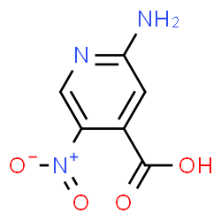ChemSpider 2D Image | 2-Amino-5-nitroisonicotinic acid | C6H5N3O4
