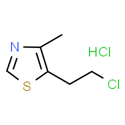 ChemSpider 2D Image | Chlormethiazole hydrochloride | C6H9Cl2NS