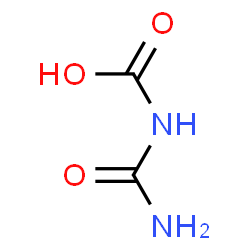 ChemSpider 2D Image | N-carbamoyl-1-$l^{1}-oxidanyl-formamide | C2H3N2O3