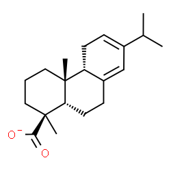 ChemSpider 2D Image | (5beta,9beta)-Abieta-8(14),12-dien-19-oate | C20H29O2