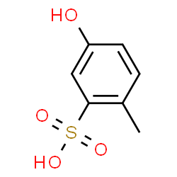 ChemSpider 2D Image | o-Toluenesulfonic acid, 4-hydroxy- | C7H8O4S