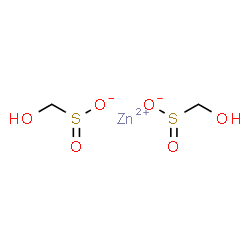 ChemSpider 2D Image | zinc hydroxymethanesulfinate | C2H6O6S2Zn