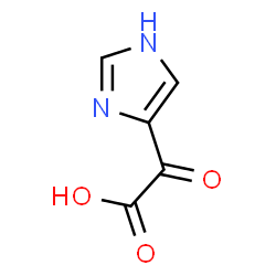 ChemSpider 2D Image | 1H-Imidazol-4-yl(oxo)acetic acid | C5H4N2O3