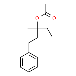 ChemSpider 2D Image | 3-Methyl-1-phenyl-3-pentanyl acetate | C14H20O2