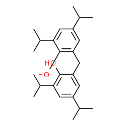 ChemSpider 2D Image | 2,2'-Methylenebis(4,6-diisopropylphenol) | C25H36O2