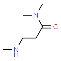 ChemSpider 2D Image | N1,N1,N3-trimethyl-β-alaninamide | C6H14N2O