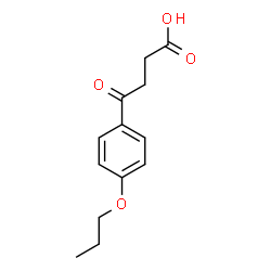 ChemSpider 2D Image | 4-Oxo-4-(4-propoxyphenyl)butanoic acid | C13H16O4