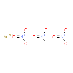 ChemSpider 2D Image | Gold(3+) trinitrate | AuN3O9