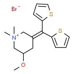 ChemSpider 2D Image | Timepidium bromide | C17H22BrNOS2