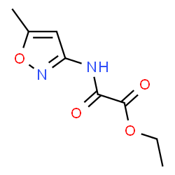 ChemSpider 2D Image | Ethyl [(5-methyl-1,2-oxazol-3-yl)amino](oxo)acetate | C8H10N2O4