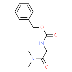 ChemSpider 2D Image | Benzyl N-[(dimethylcarbamoyl)methyl]carbamate | C12H16N2O3