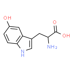 ChemSpider 2D Image | 5-Hydroxy-DL-tryptophan | C11H12N2O3