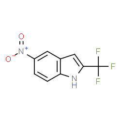 ChemSpider 2D Image | 5-Nitro-2-(trifluoromethyl)-1H-indole | C9H5F3N2O2