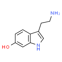 ChemSpider 2D Image | 6-Hydroxytryptamine | C10H12N2O