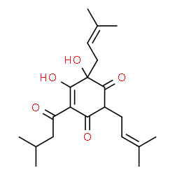ChemSpider 2D Image | Humulone | C21H30O5