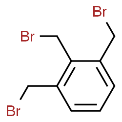 ChemSpider 2D Image | 1,2,3-Tris(bromomethyl)benzene | C9H9Br3