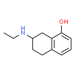ChemSpider 2D Image | 7-(Ethylamino)-5,6,7,8-tetrahydro-1-naphthalenol | C12H17NO