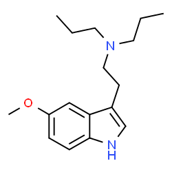 ChemSpider 2D Image | 5-Methoxy-N,N-dipropyltryptamine | C17H26N2O