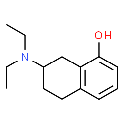 ChemSpider 2D Image | 7-(Diethylamino)-5,6,7,8-tetrahydro-1-naphthalenol | C14H21NO