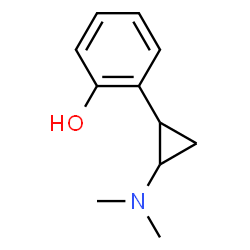 ChemSpider 2D Image | 2-[2-(Dimethylamino)cyclopropyl]phenol | C11H15NO