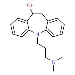 ChemSpider 2D Image | 5-[3-(Dimethylamino)propyl]-10,11-dihydro-5H-dibenzo[b,f]azepin-10-ol | C19H24N2O