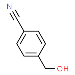 ChemSpider 2D Image | 4-Cyanobenzyl alcohol | C8H7NO