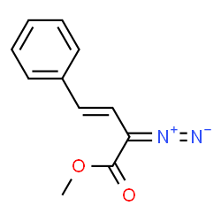 ChemSpider 2D Image | (E)-Methyl 2-diazo-4-phenylbut-3-enoate | C11H10N2O2