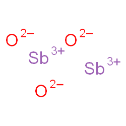 ChemSpider 2D Image | antimony(3+);oxygen(2-) | O3Sb2