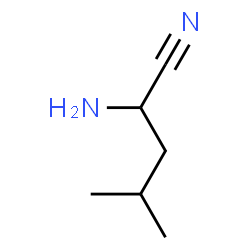 ChemSpider 2D Image | 2-Amino-4-methylpentanenitrile | C6H12N2