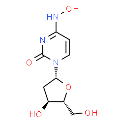 ChemSpider 2D Image | 2'-Deoxy-N-hydroxycytidine | C9H13N3O5