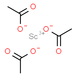 ChemSpider 2D Image | SCANDIUM ACETATE | C6H9O6Sc