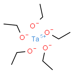 ChemSpider 2D Image | Tantalum(5+) pentaethanolate | C10H25O5Ta