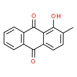 ChemSpider 2D Image | 1-HYDROXY-2-METHYLANTHRAQUINONE | C15H10O3