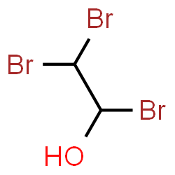ChemSpider 2D Image | 1,2,2-Tribromoethanol | C2H3Br3O
