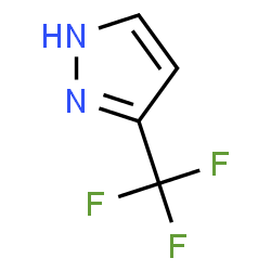 ChemSpider 2D Image | 3-(Trifluoromethyl)pyrazole | C4H3F3N2