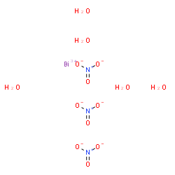ChemSpider 2D Image | Bismuth(3+) nitrate hydrate (1:3:5) | H10BiN3O14