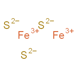 ChemSpider 2D Image | Iron(3+) sulfide (2:3) | Fe2S3