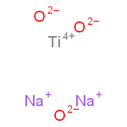 ChemSpider 2D Image | disodium; oxygen(-2) anion; titanium(+4) cation | Na2O3Ti