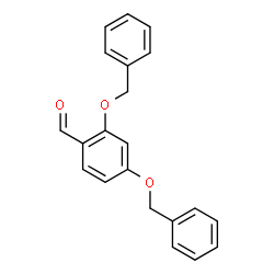 ChemSpider 2D Image | 2,4-dibenzyloxy benzaldehyde | C21H18O3