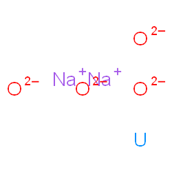 ChemSpider 2D Image | disodium; oxygen(-2) anion; uranium | Na2O4U