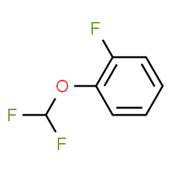 ChemSpider 2D Image | 1-(Difluoromethoxy)-2-fluorobenzene | C7H5F3O