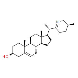 ChemSpider 2D Image | 16,28-Secosolanida-5,22(28)-dien-3-ol, (3beta)- | C27H43NO