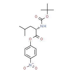 ChemSpider 2D Image | Boc-Leu-ONp | C17H24N2O6