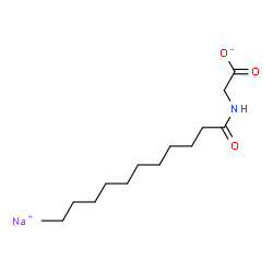 ChemSpider 2D Image | SODIUM LAUROYL GLYCINATE | C14H26NNaO3