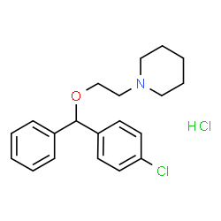 ChemSpider 2D Image | Cloperastine hydrochloride | C20H25Cl2NO