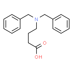 ChemSpider 2D Image | 4-(Dibenzylamino)butanoic acid | C18H21NO2