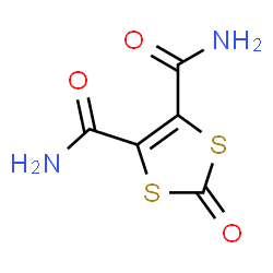 ChemSpider 2D Image | 2-Oxo-1,3-dithiole-4,5-dicarboxamide | C5H4N2O3S2